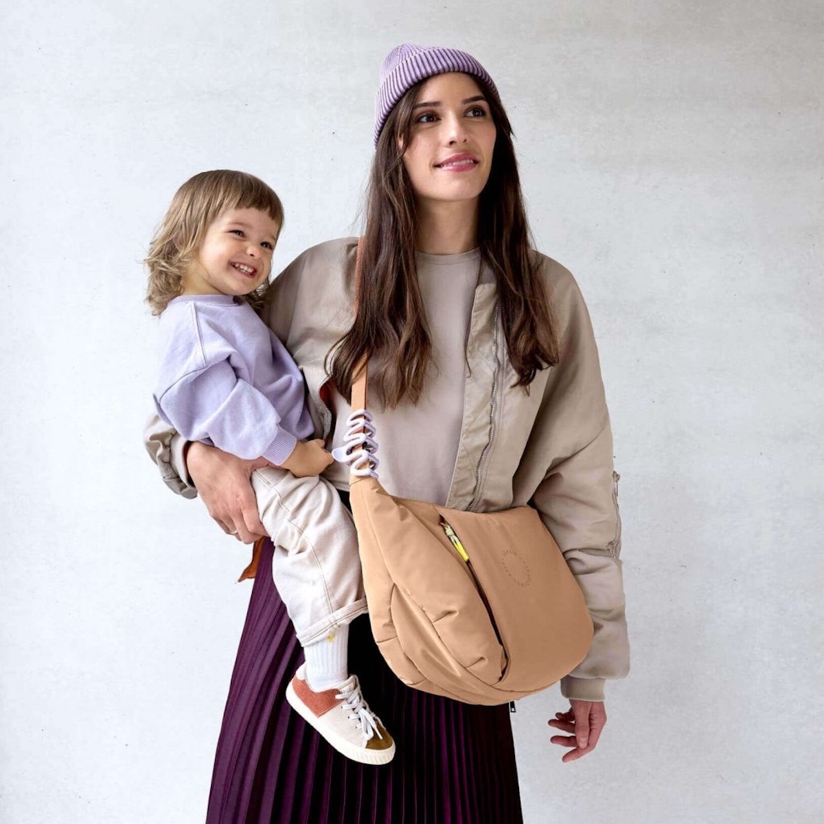 Sac à langer banane GRE Laessig Lunua Bum almond