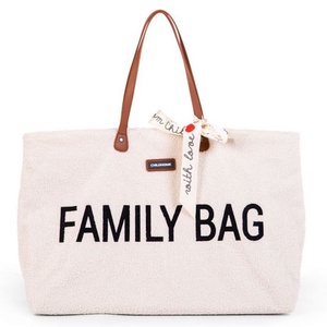 Sac à langer FAMILY BAG Childhome Teddy Ecru