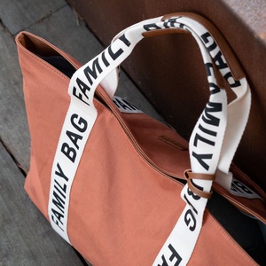 Sac à langer FAMILY BAG SIGNATURE CANVAS Signature Canvas Childhome Terracotta