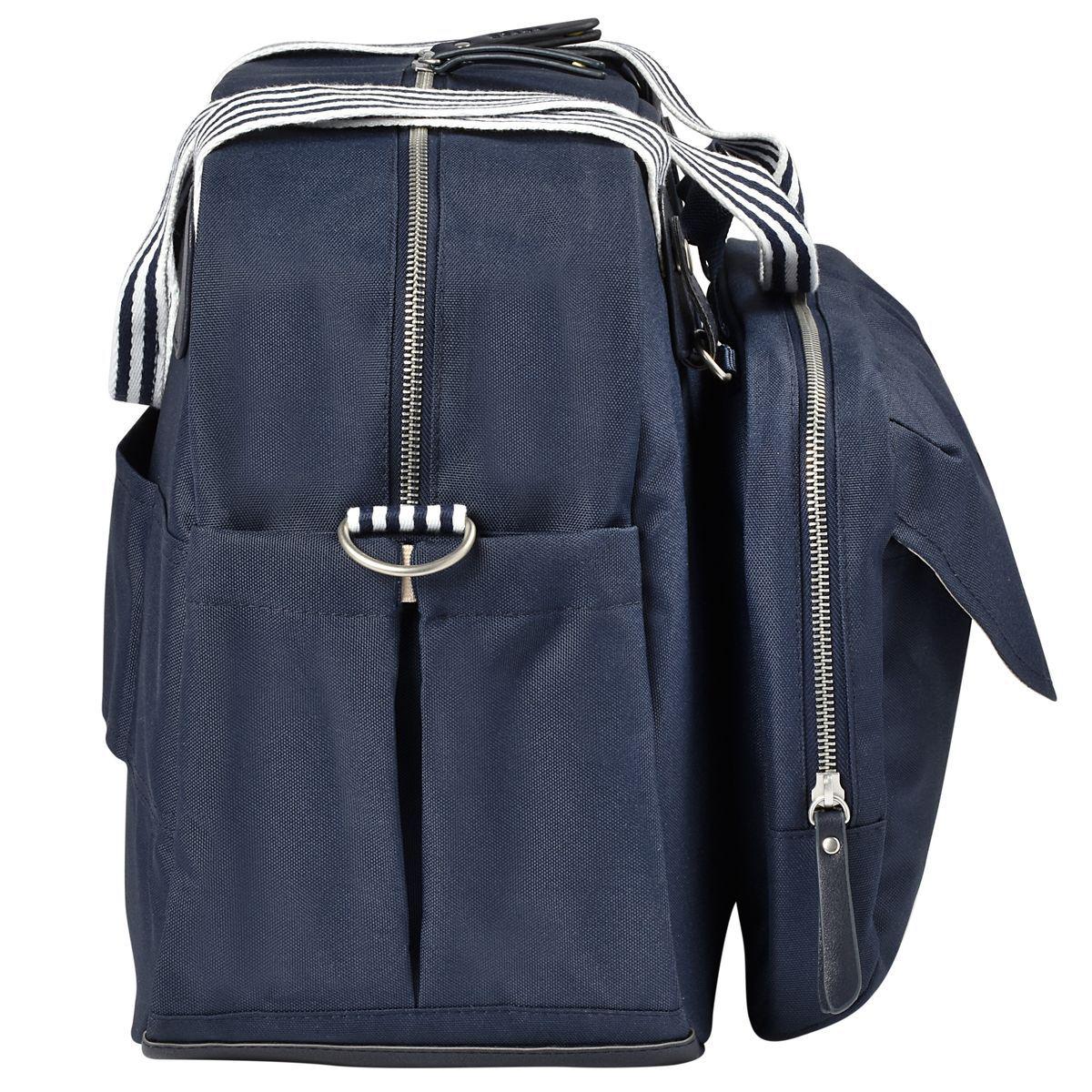 Sac à langer GENÈVE 2 Beaba bleu marine-stripes