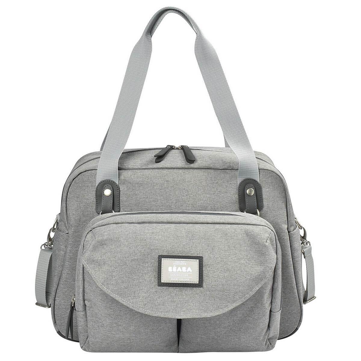 Sac à langer GENÈVE 2 Beaba gris chiné