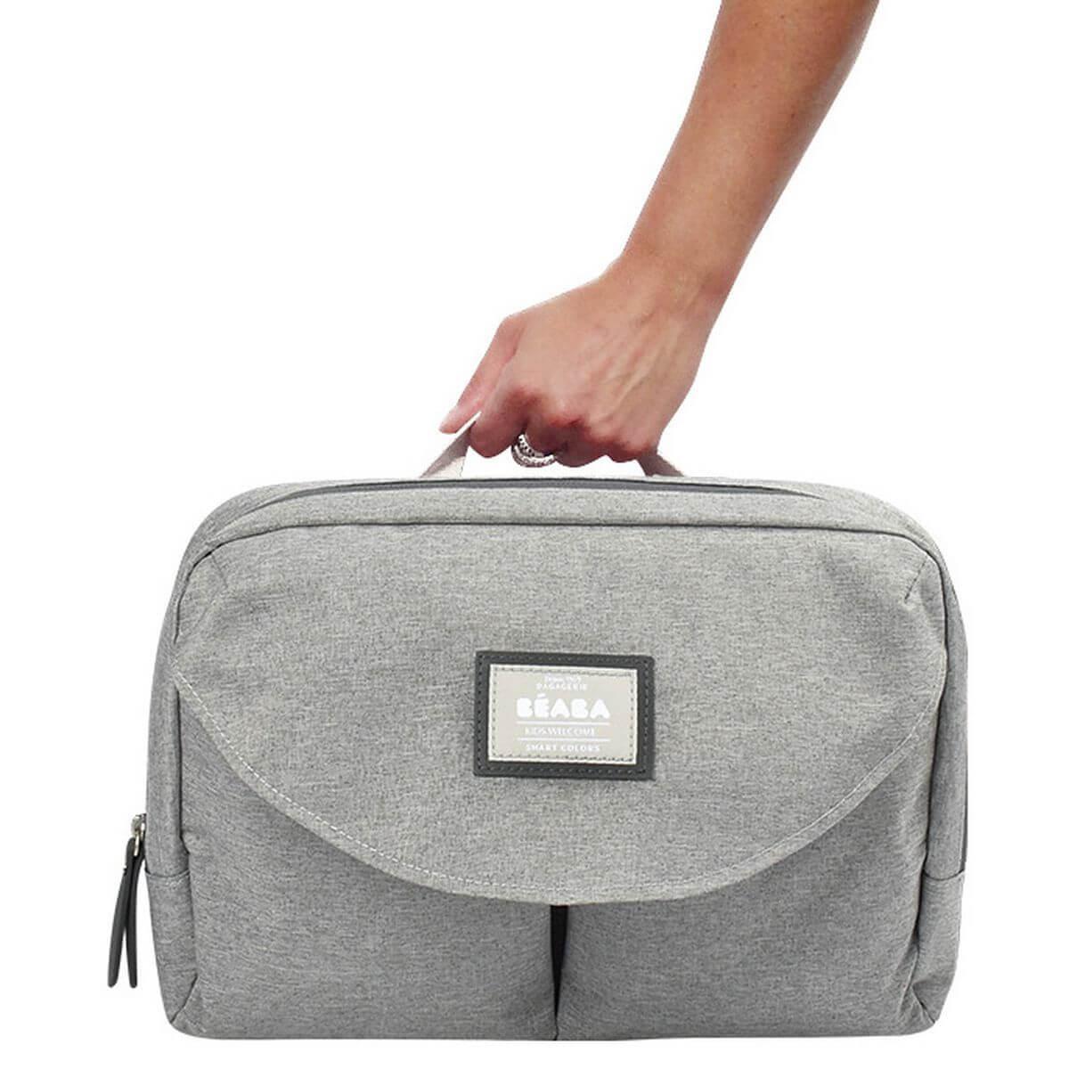 Sac à langer GENÈVE 2 Beaba gris chiné