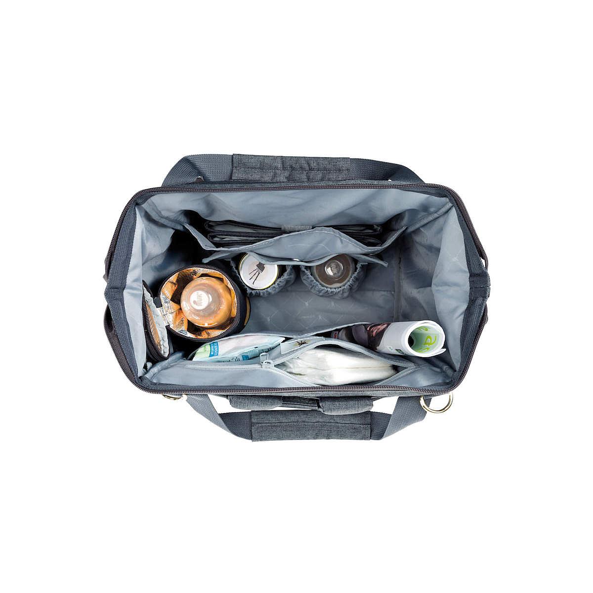 Sac à langer GLAM GOLDIE Laessig anthracite