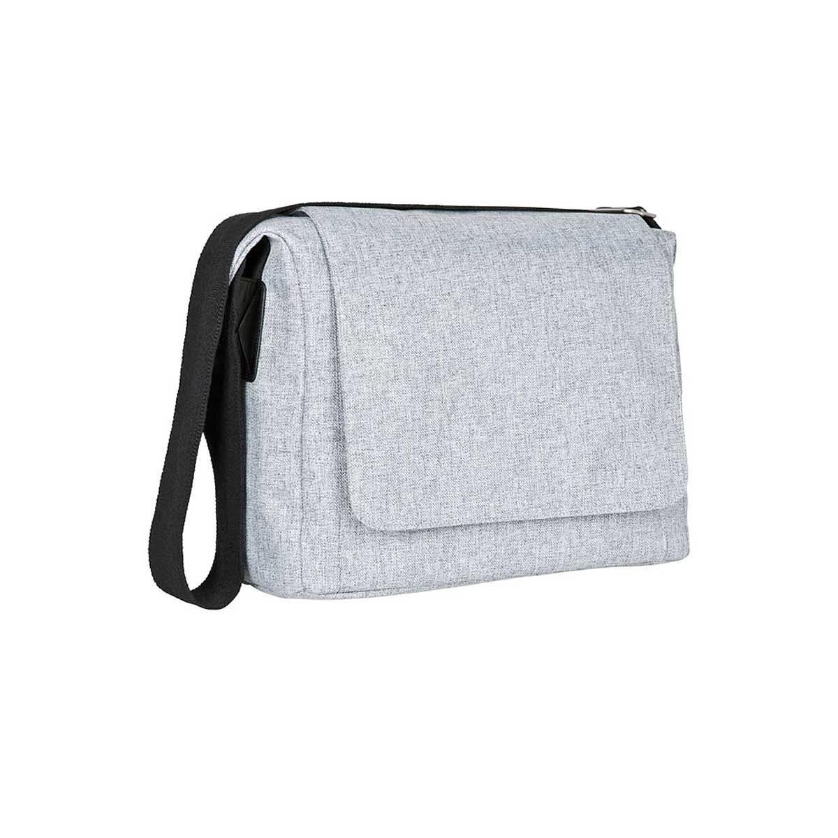 Sac à langer GREEN LABEL MESSENGER Laessig noir mélange