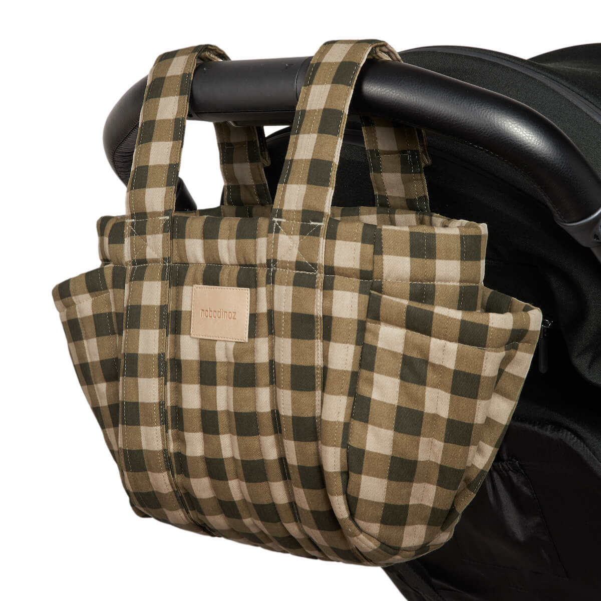 Sac à langer HYDE PARK Nobodinoz Green Checks