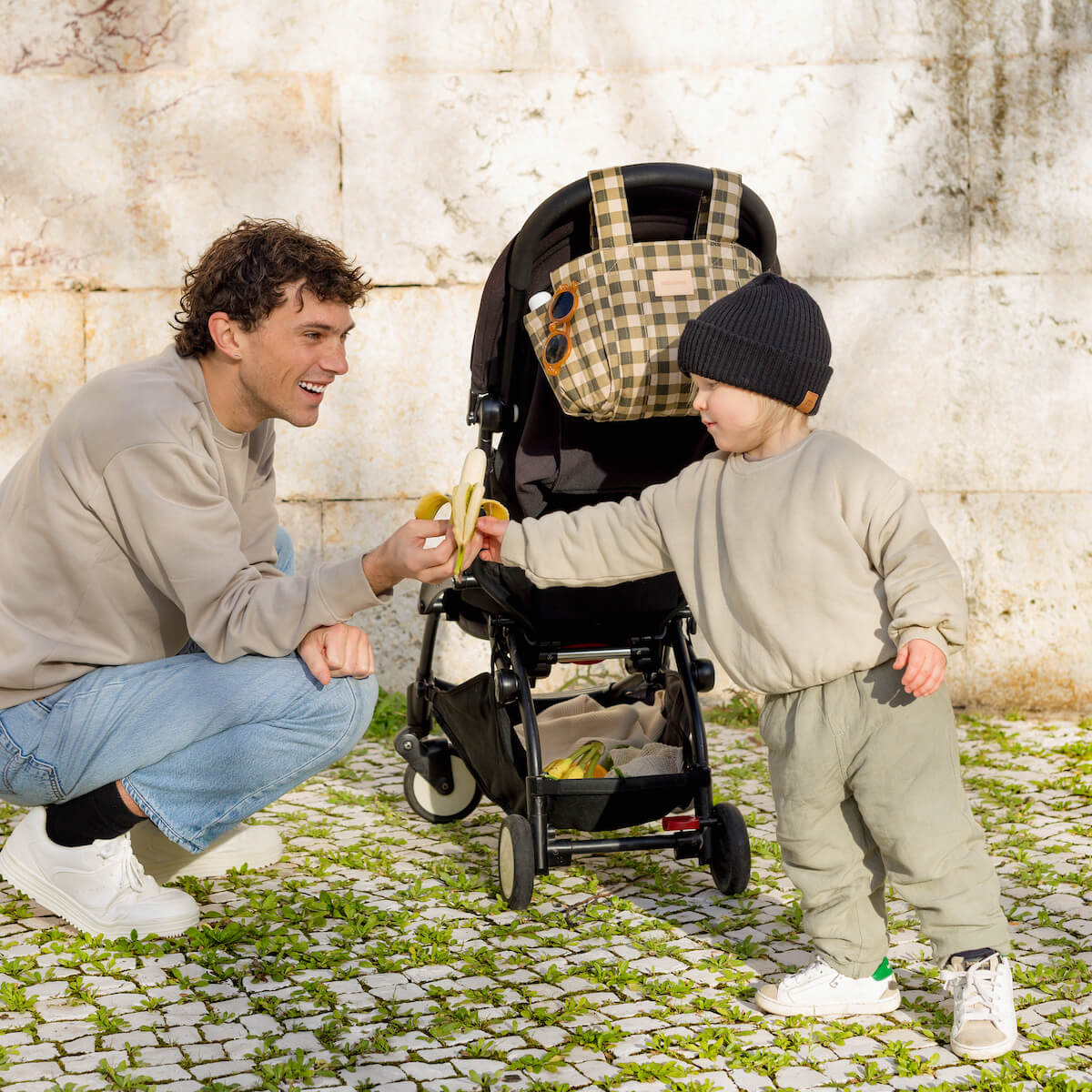Sac à langer HYDE PARK Nobodinoz Green Checks