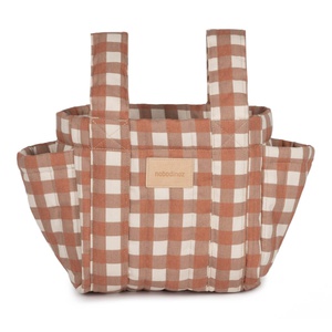 Sac à langer HYDE PARK Nobodinoz Terracotta Checks