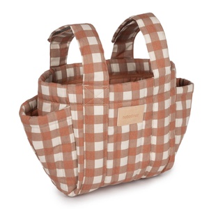 Sac à langer HYDE PARK Nobodinoz Terracotta Checks