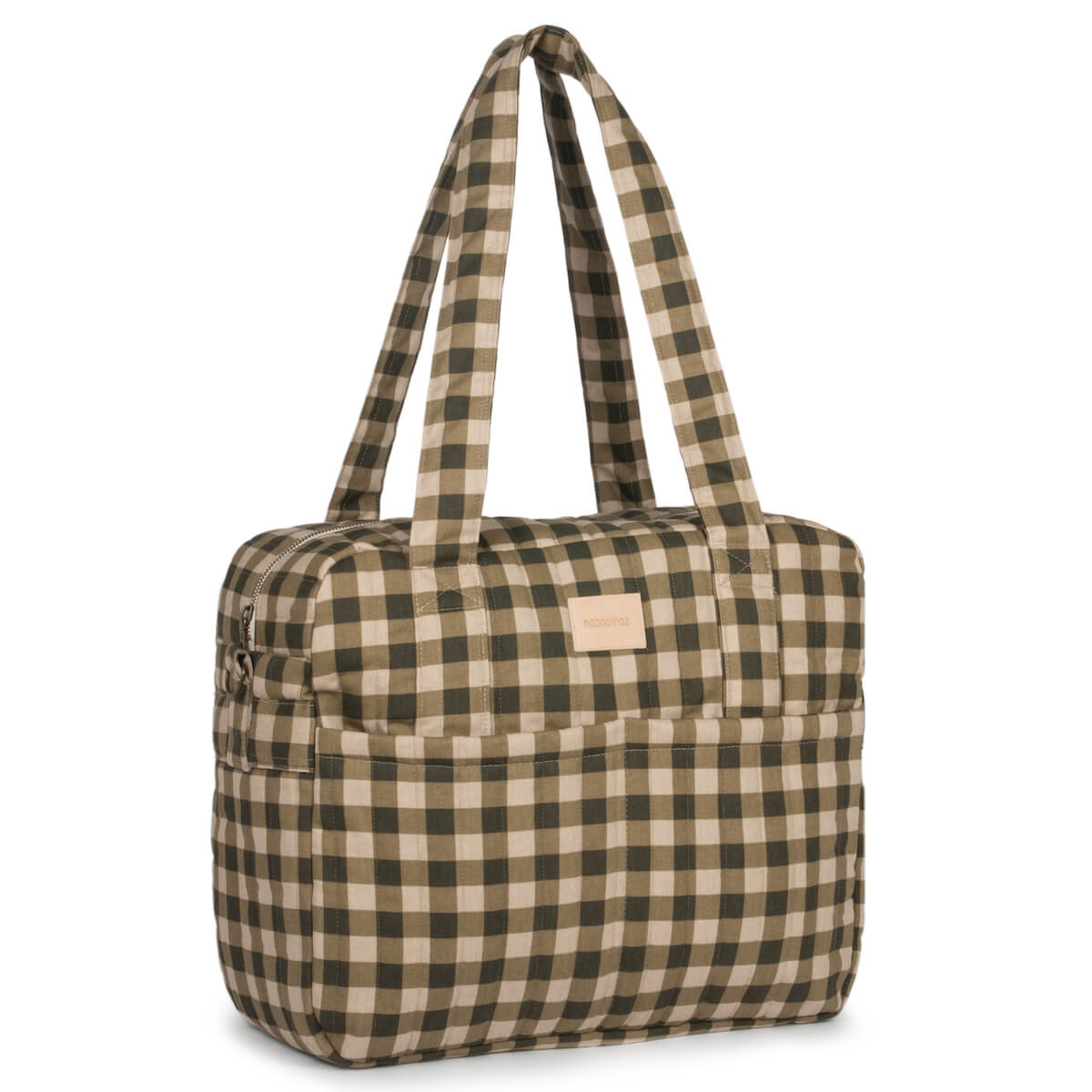 Sac à langer imperméable HYDE PARK Nobodinoz Green Checks