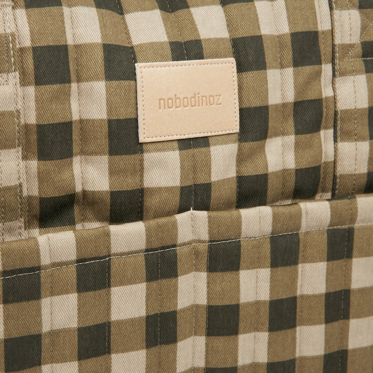 Sac à langer imperméable HYDE PARK Nobodinoz Green Checks