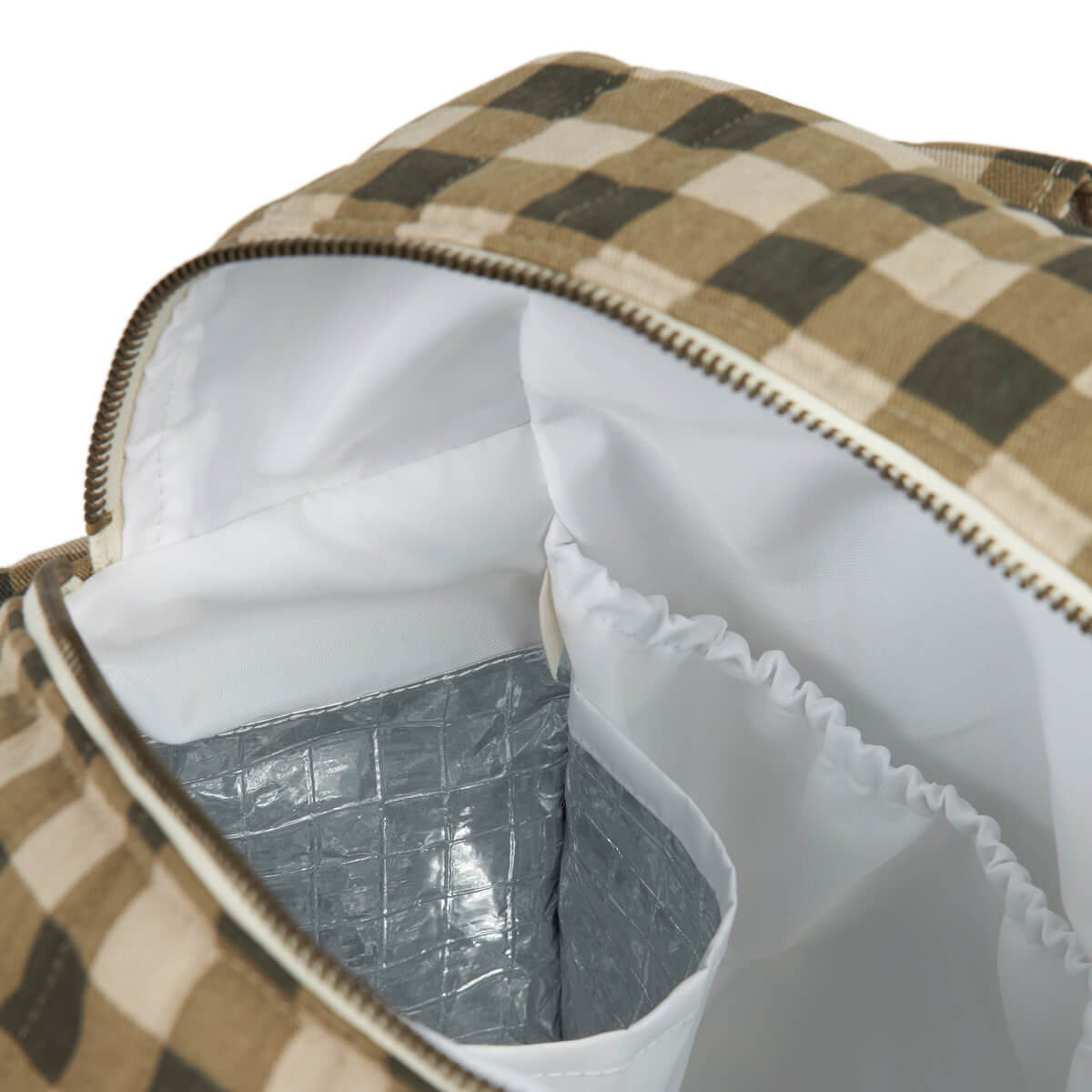 Sac à langer imperméable HYDE PARK Nobodinoz Green Checks