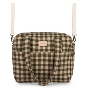 Sac à langer imperméable HYDE PARK Nobodinoz Green Checks