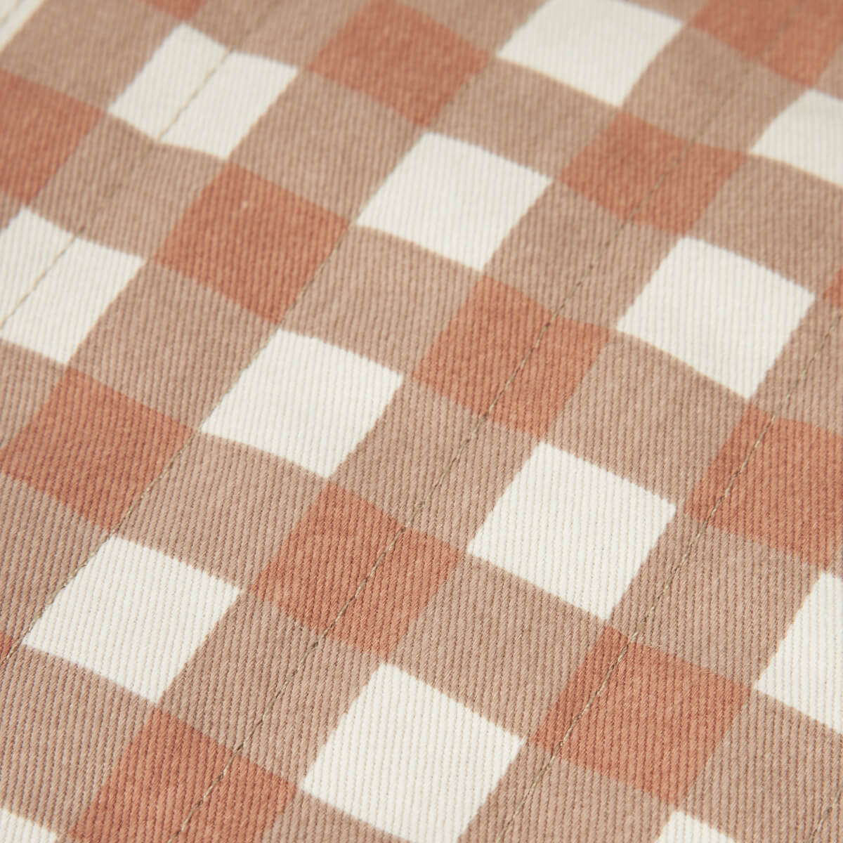 Sac à langer imperméable HYDE PARK Nobodinoz Terracotta Checks