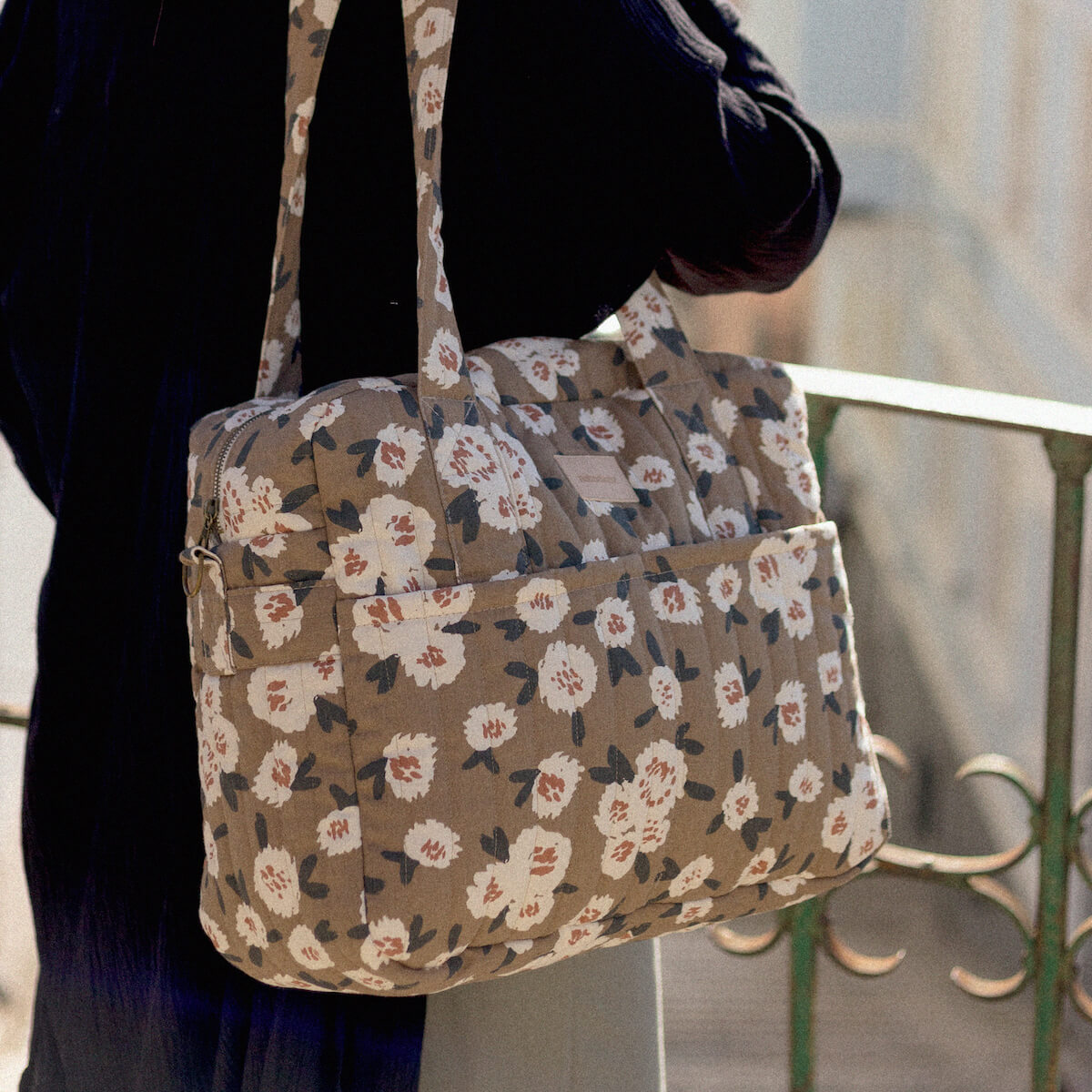 Sac à langer imperméable HYDE PARK Nobosdinoz Camellia