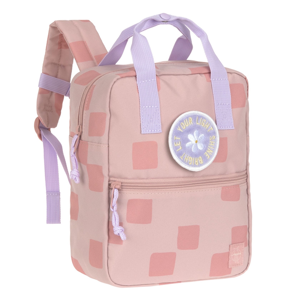 Sac à langer Mini Square PATTERN PARTY Laessig rose