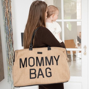 Sac à langer MOMMY BAG Childhome Raffia