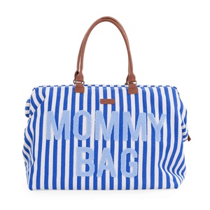 Sac à langer MOMMY BAG RAYURES Childhome Azul