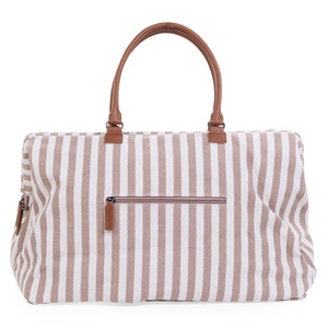 Sac à langer MOMMY BAG RAYURES Childhome nude terracotta