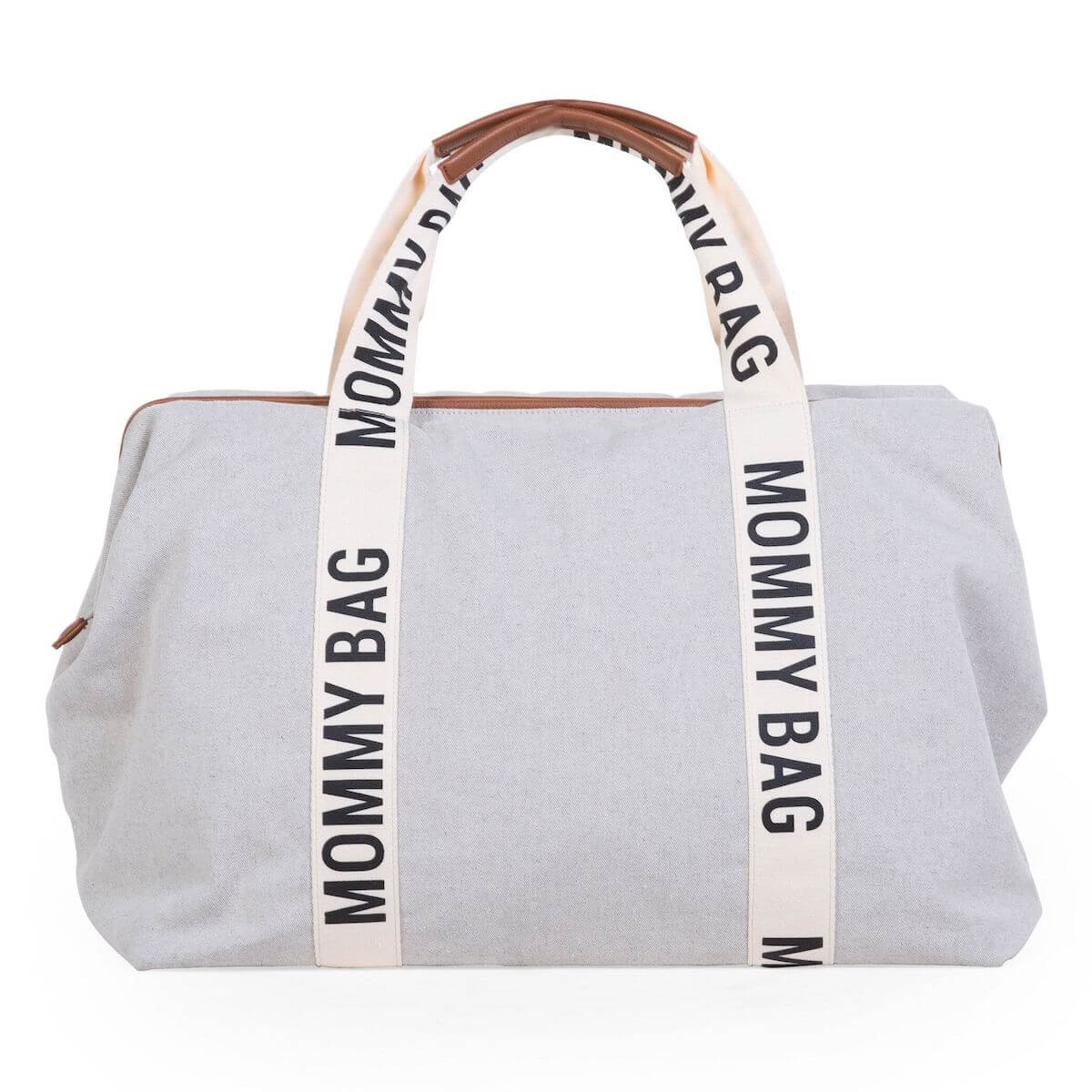 Sac à langer MOMMY BAG SIGNATURE CANVAS Childhome Blanco Roto