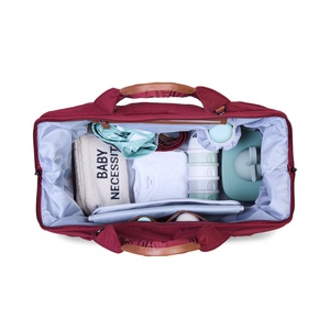 Sac à langer  MOMMY BAG SIGNATURE URBAN Childhome burdeos