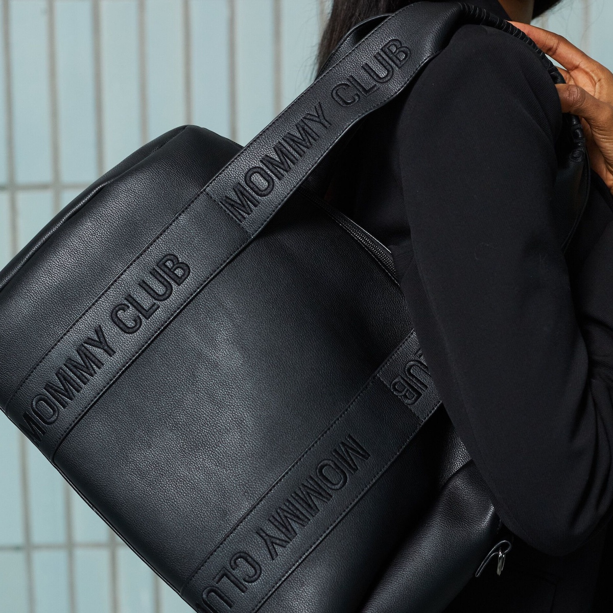 Sac à langer MOMMY CLUB SIGNATURE Childhome noir