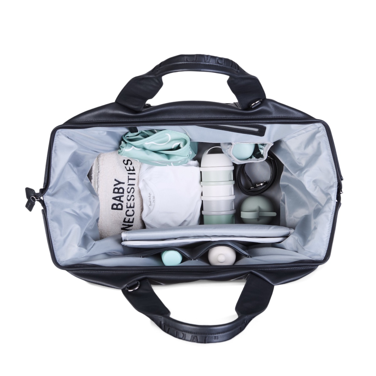 Sac à langer MOMMY CLUB SIGNATURE Childhome Polipiel Negro