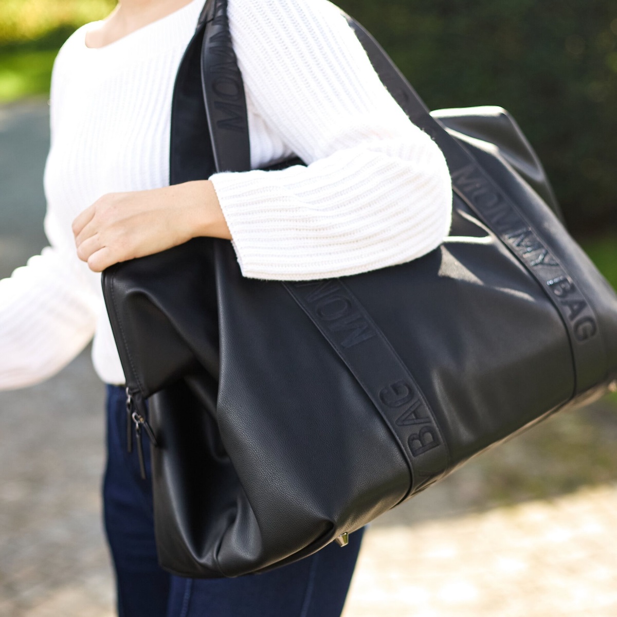 Sac à langer MOMMY CLUB SIGNATURE Childhome Polipiel Negro