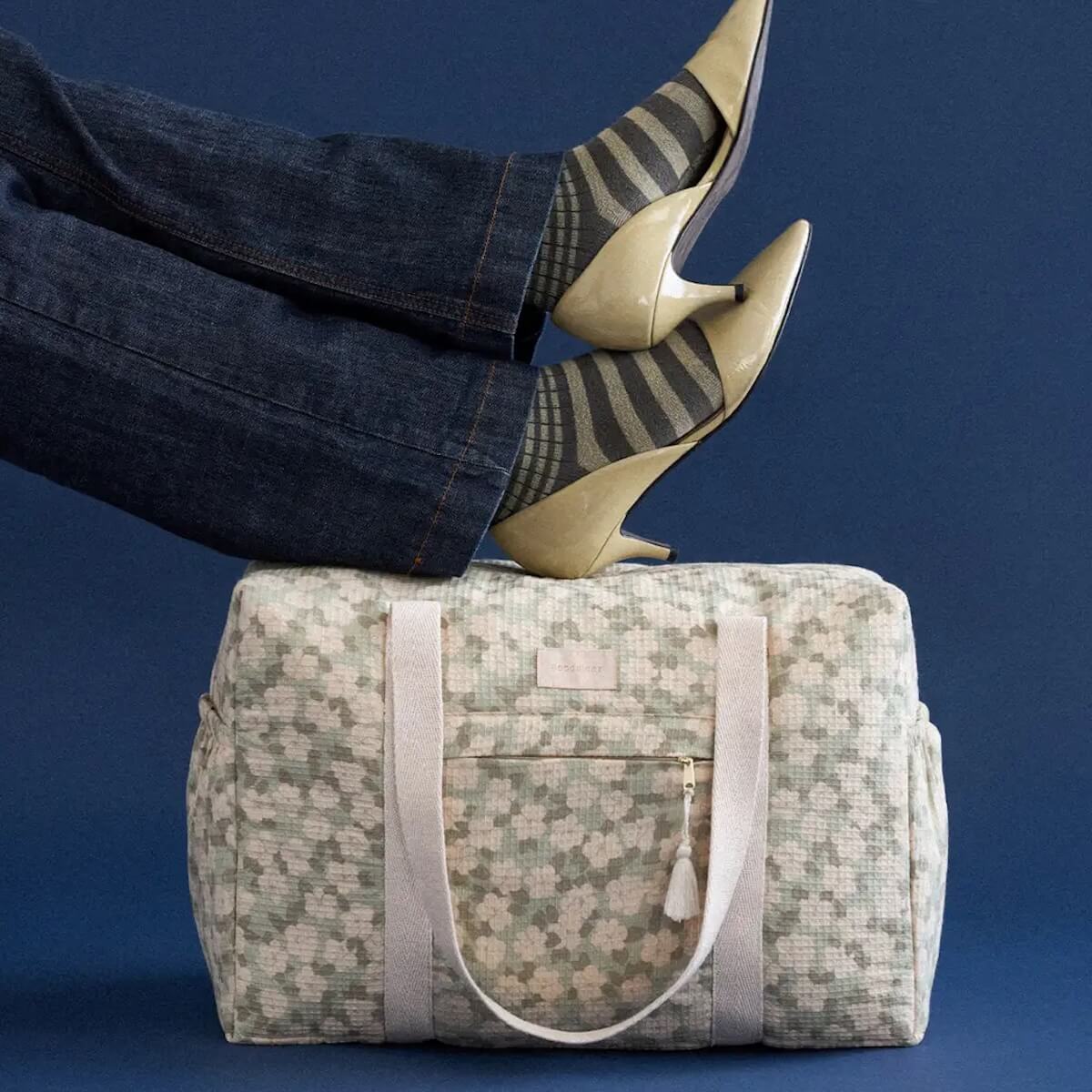 Sac à langer OPERA Nobodinoz Green Sakura