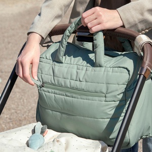 Sac à langer rembourré Done by Deer vert