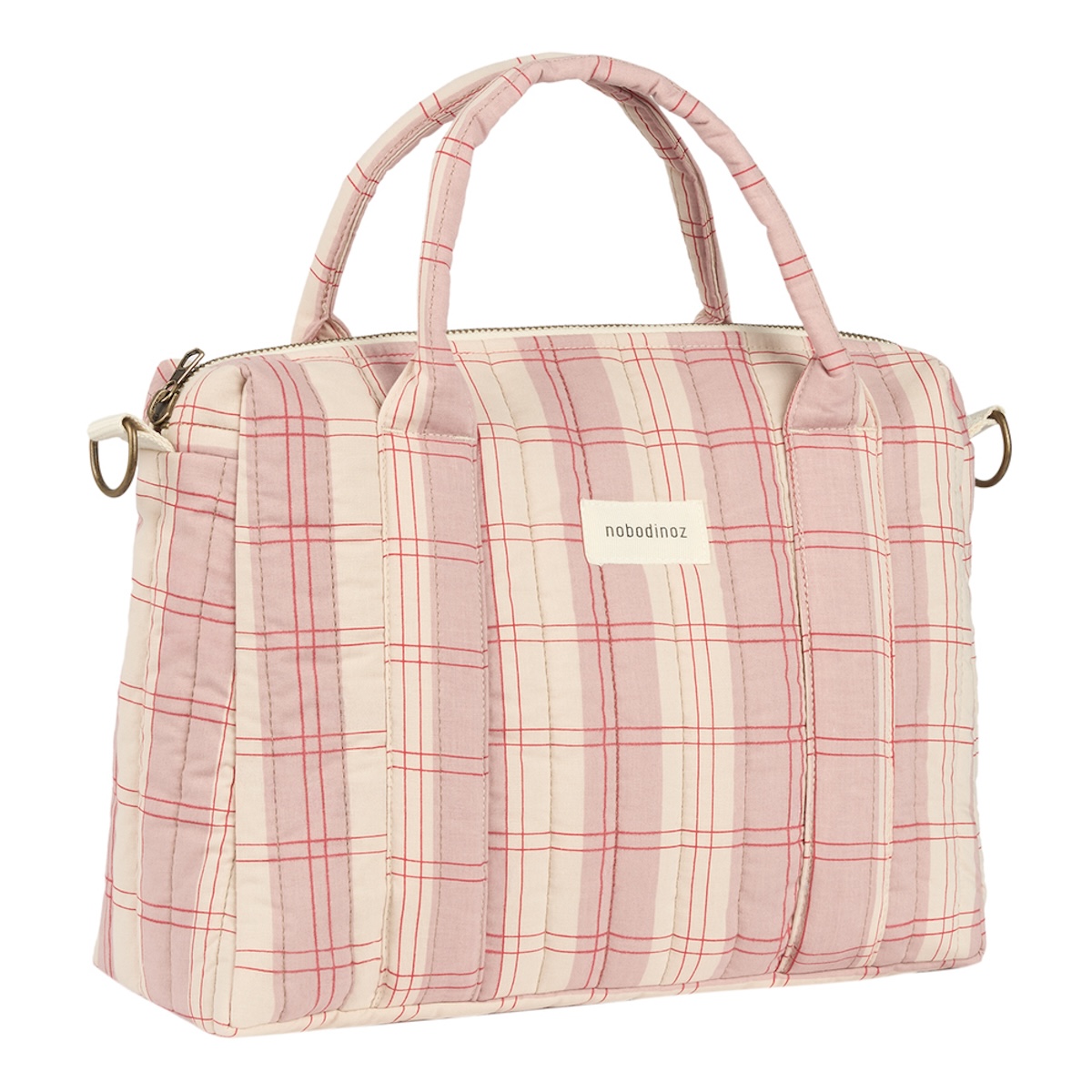 Sac à langer STORIES Édition limitée Nobodinoz powder red checks