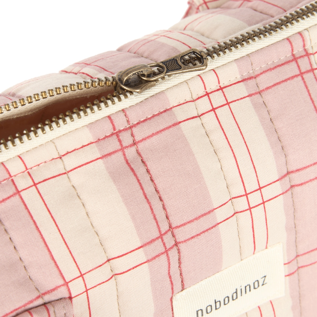 Sac à langer STORIES Édition limitée Nobodinoz powder red checks