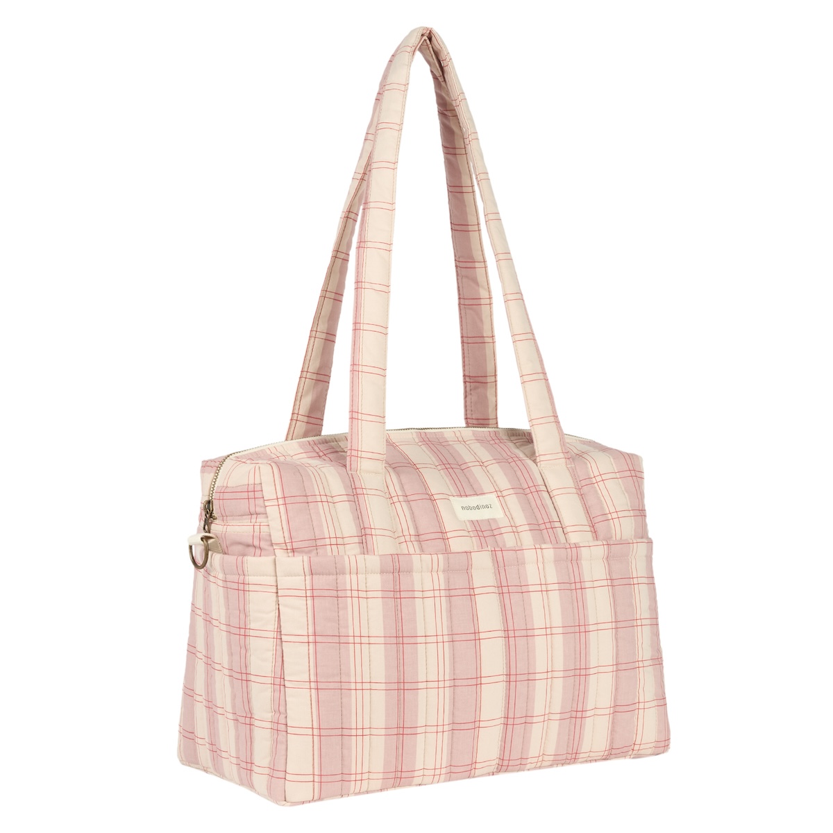 Sac à langer Stories Édition limitée Nobodinoz powder red checks