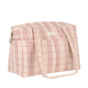 Sac à langer Stories Édition limitée Nobodinoz powder red checks
