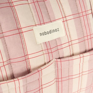 Sac à langer Stories Édition limitée Nobodinoz powder red checks