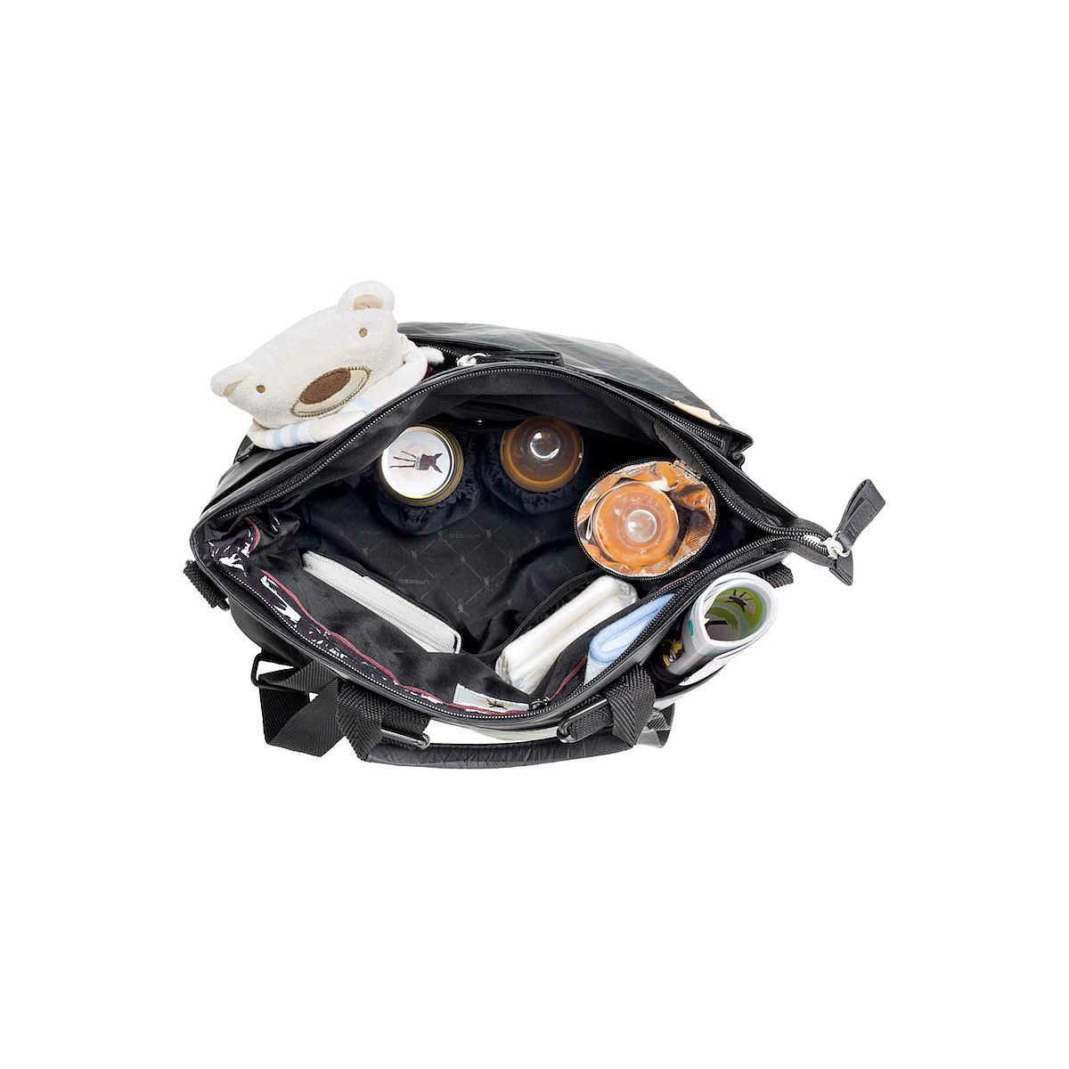 Sac à langer Tyve GREEN LABEL Laessig noir