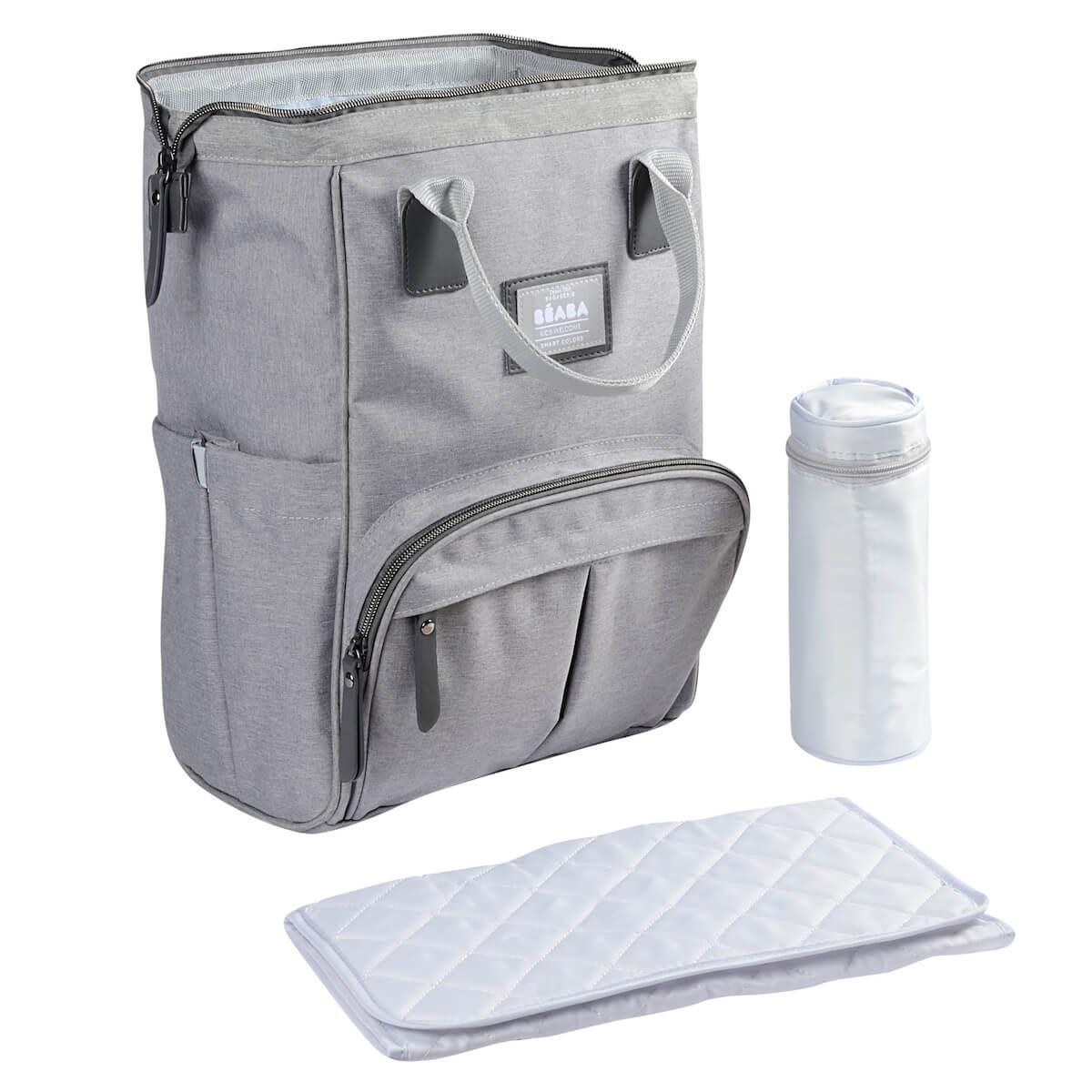 Sac à langer WELLINGTON Beaba gris chiné