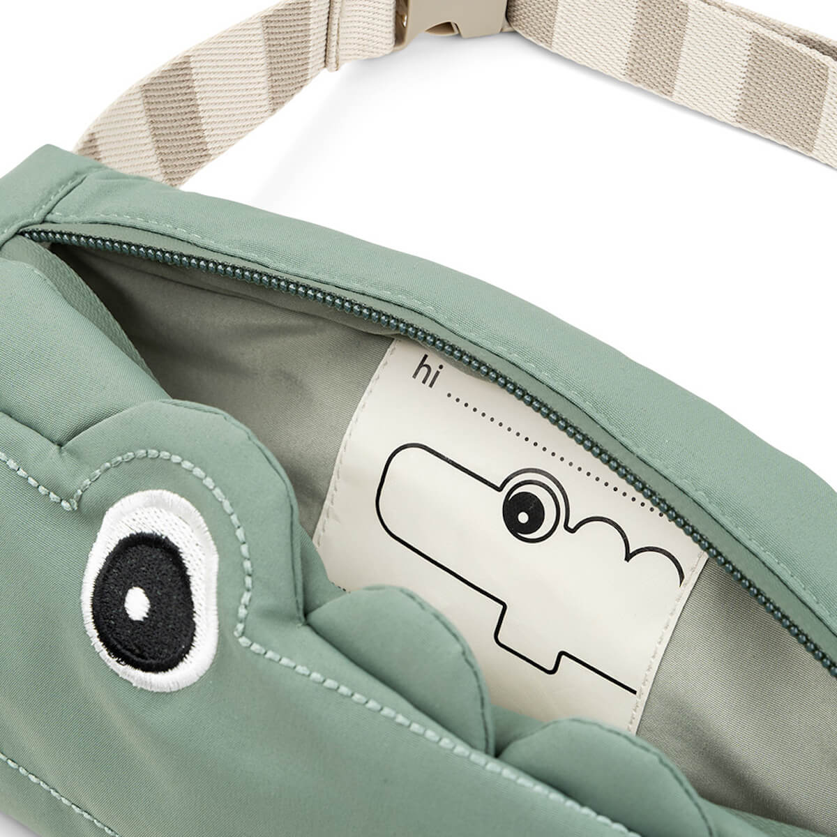 Sac bandoulière enfant CROCO Done by Deer vert