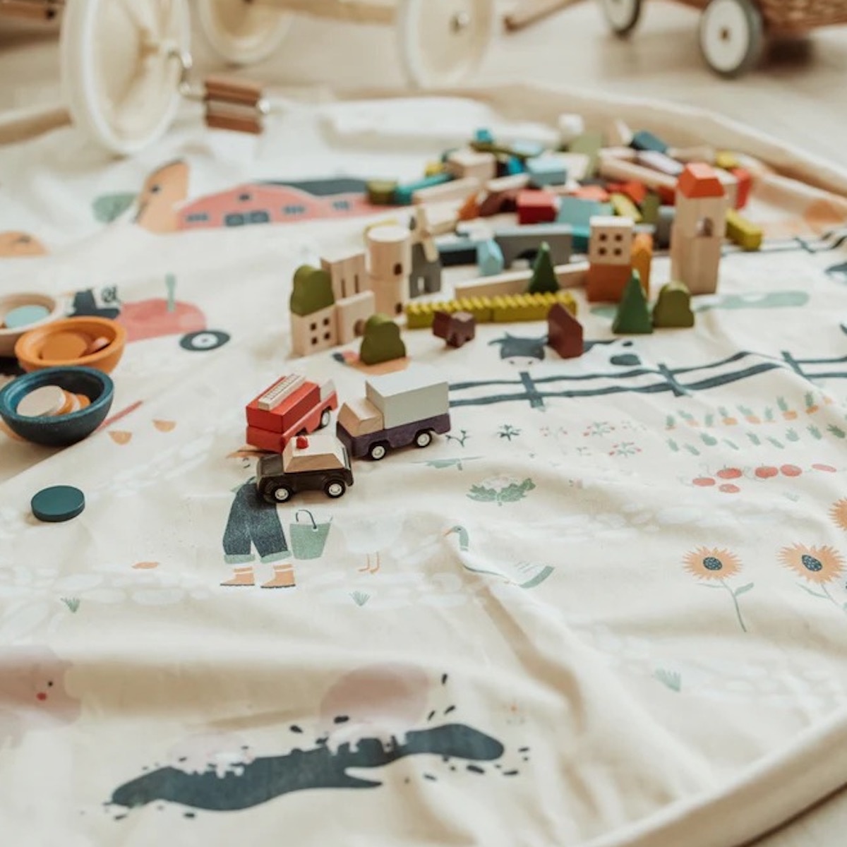 Sac de rangement pour jouets Agricoles Play&Go