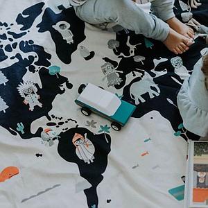 Sac de Rangement - Tapis by Play&go WORLDMAP