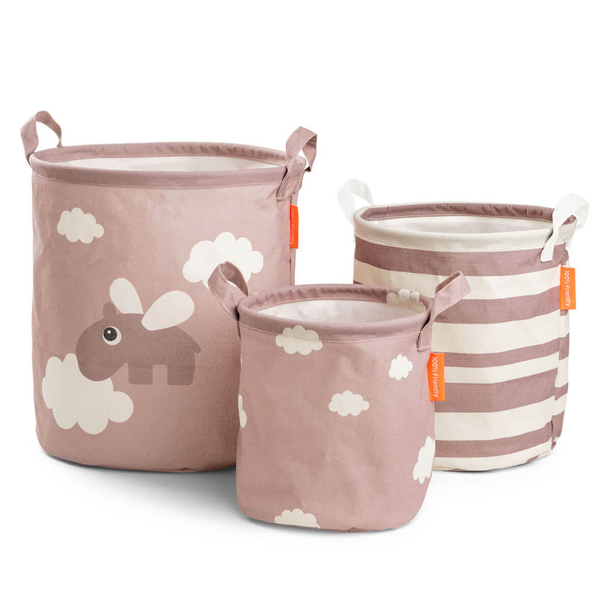 Sac de rangements 3pcs HAPPY CLOUDS Done by Deer rose