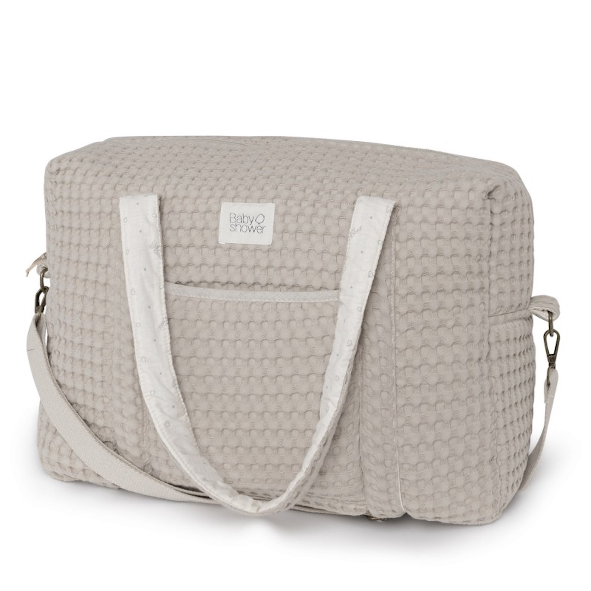 Sac maternité CAMILA Babyshower gofre latte