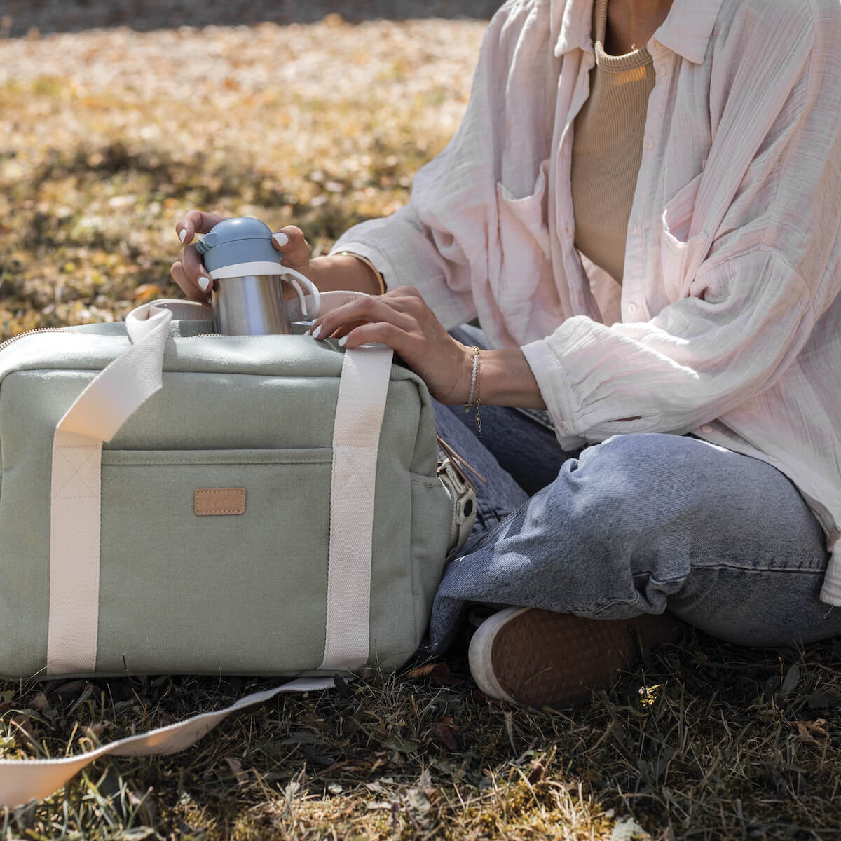 Sac Paris Beaba vert sauge