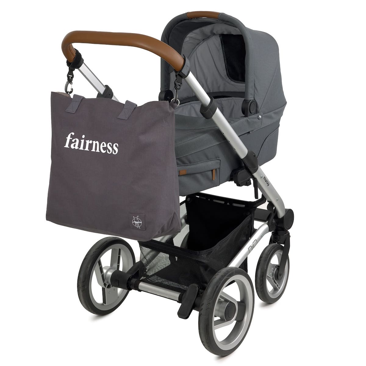 Sac Shopper GREENLABEL COTTON Laessig anthracite