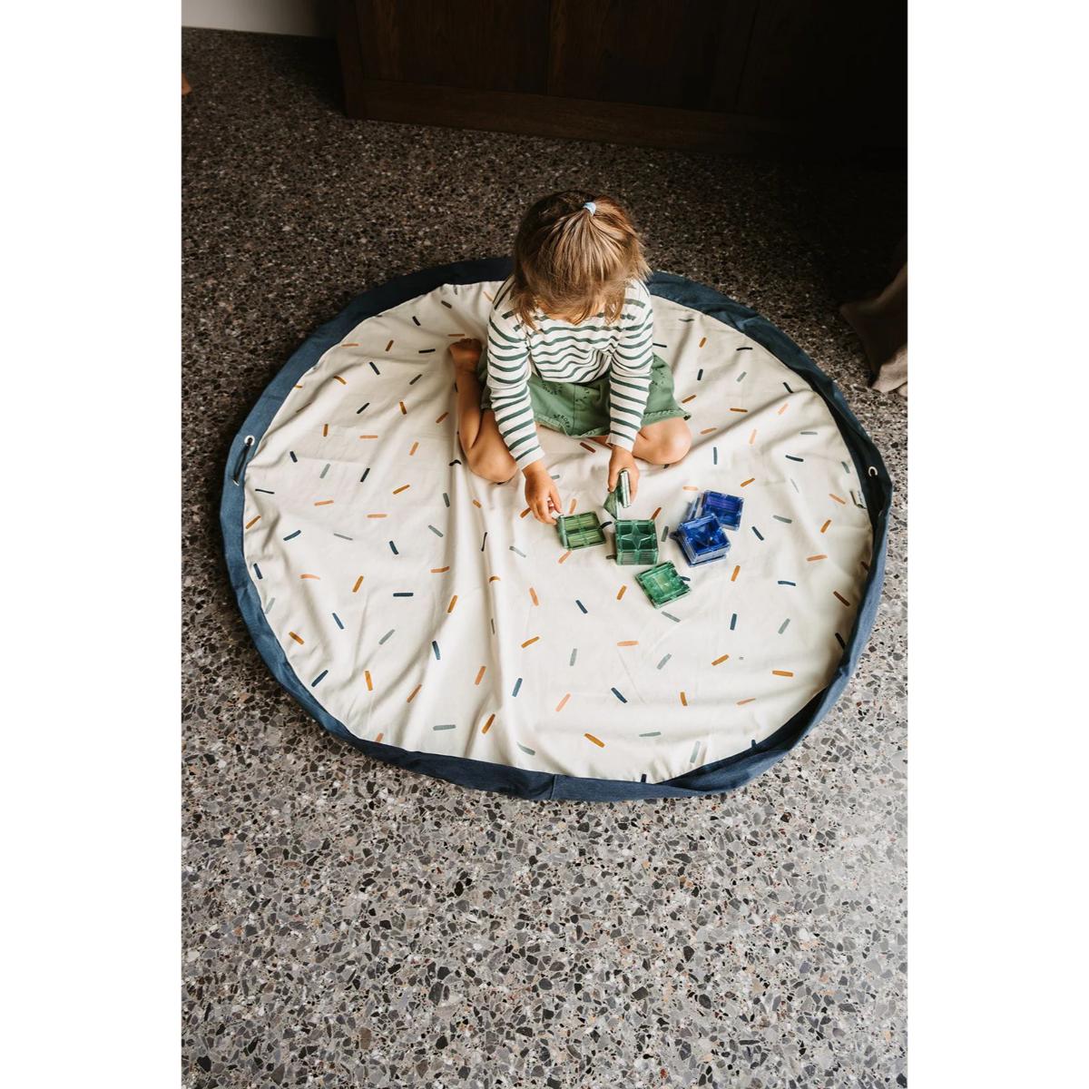 Sac-tapis de rangement CONFETTI Play&Go