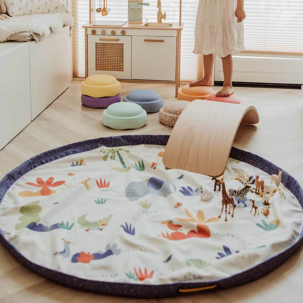 Sac-tapis de rangement MOULIN ROTY TOUPITIS Play&Go