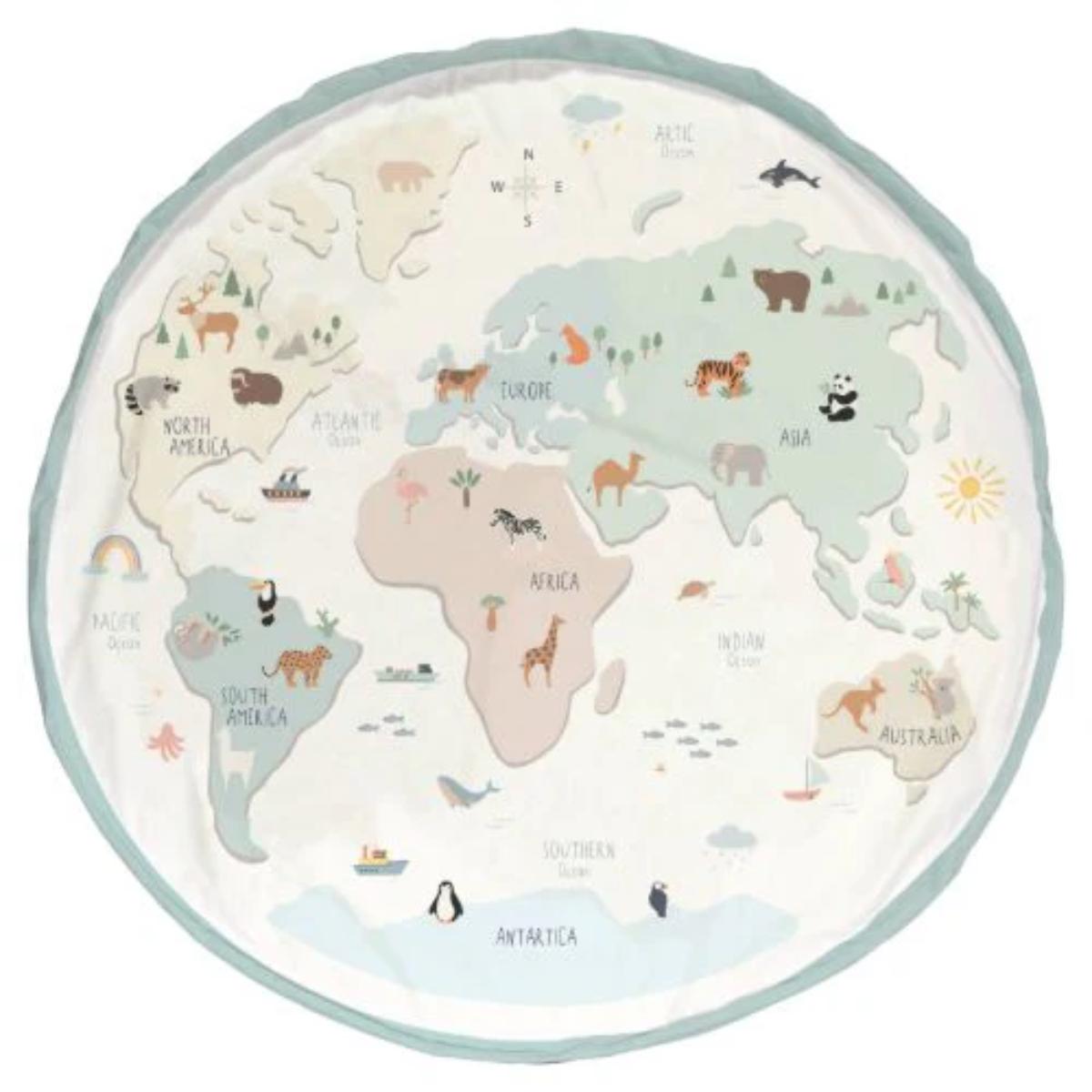 Sac-tapis de rangement WORLDMAP COLOUR Play&Go