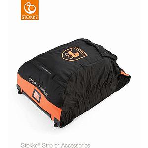 Sac transport poussette PRAMPACK Stokke orange-noir