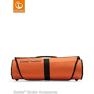Sac transport poussette PRAMPACK Stokke orange-noir