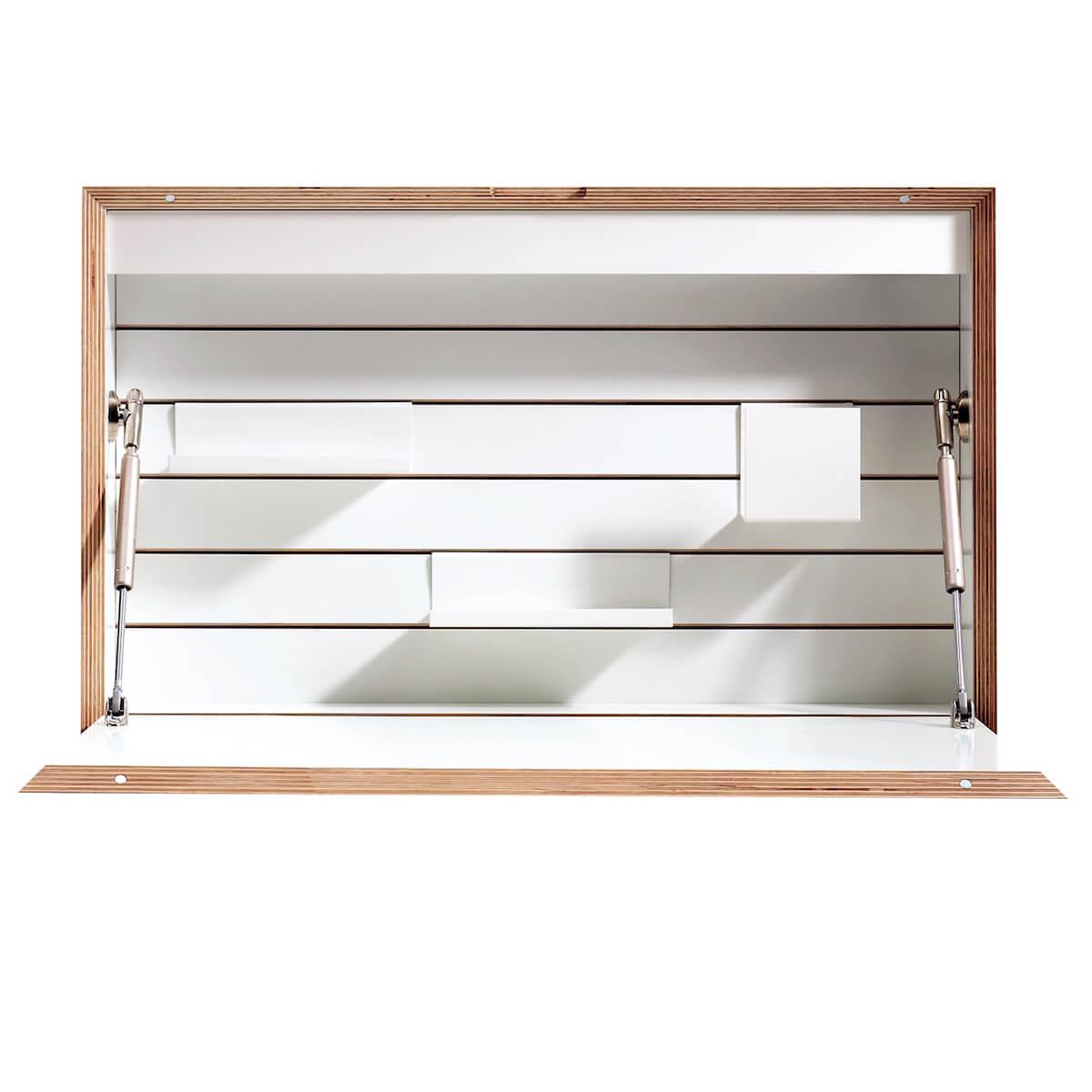 Secrétaire FLATBOX Mueller blanc-bouleau