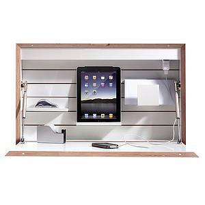 Secrétaire FLATBOX Mueller blanc-bouleau